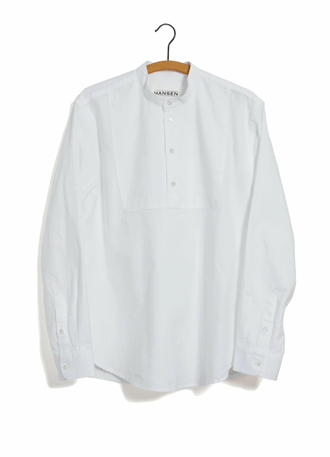 HANSEN GARMENTS RIKARD | Loose Fit Pull-on Shirt | White
