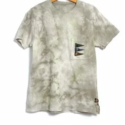 KAPITAL 4 FLAGS | 20/- Jersey Pennant T | Khaki X Yellow