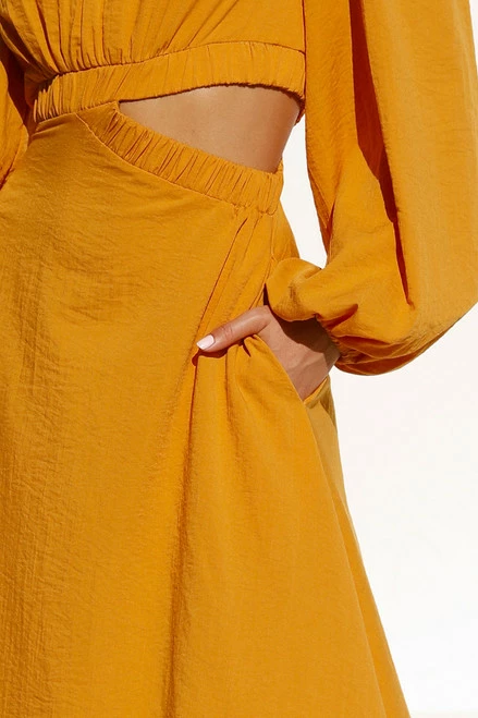 Nolan Dress MUSTARD - Image 7