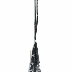 KAPITAL BANDANA NECKLACE | Gauze Fringe Necklace | Black