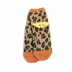KAPITAL LEOPARD SOCKS | 84 Yarns Ankle Socks | Orange