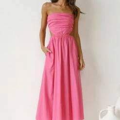 Dani Midi Dress PINK