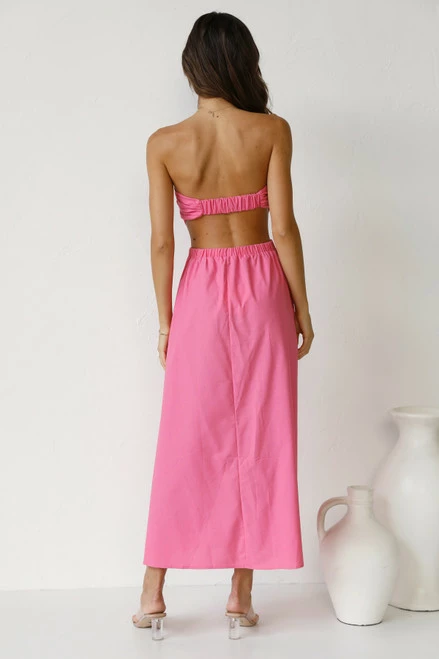 Dani Midi Dress PINK - Image 5