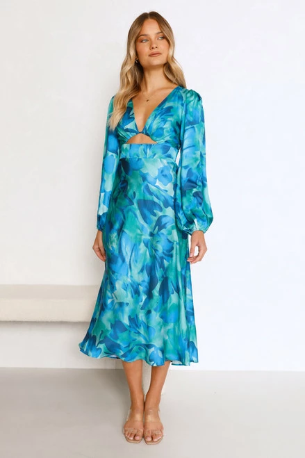 Bronti Dress BLUE MULTI - Image 4