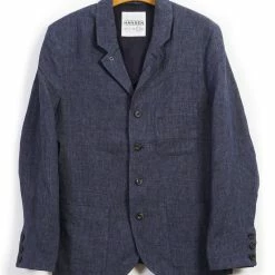 HANSEN GARMENTS ANKER | Casual Four Button Blazer | Blue Delave