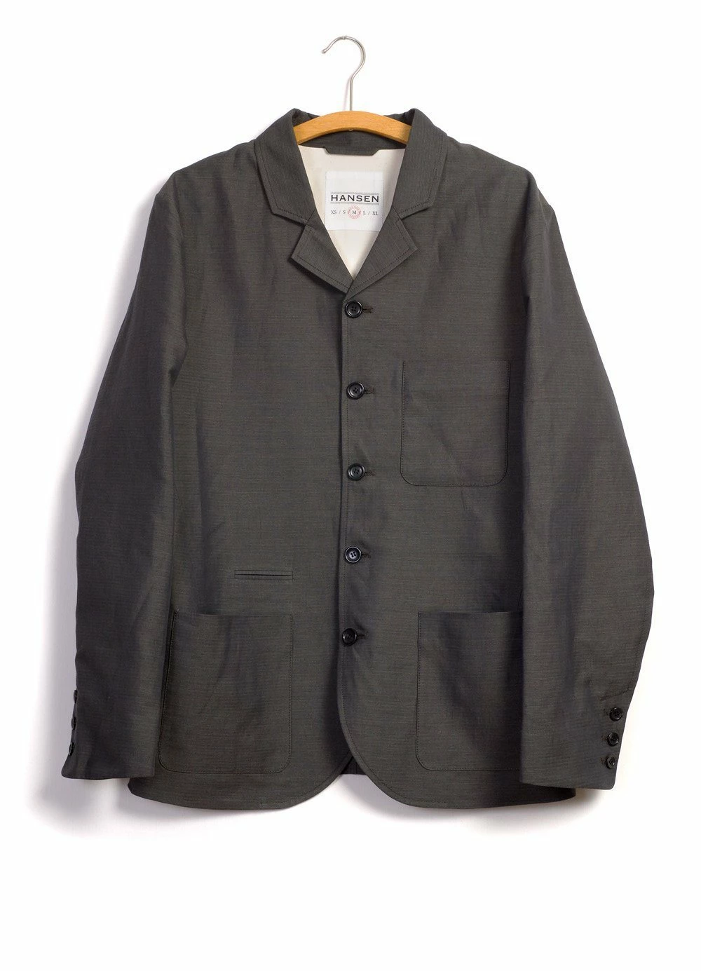 HANSEN GARMENTS ANKER | Casual Five Button Blazer | Khaki
