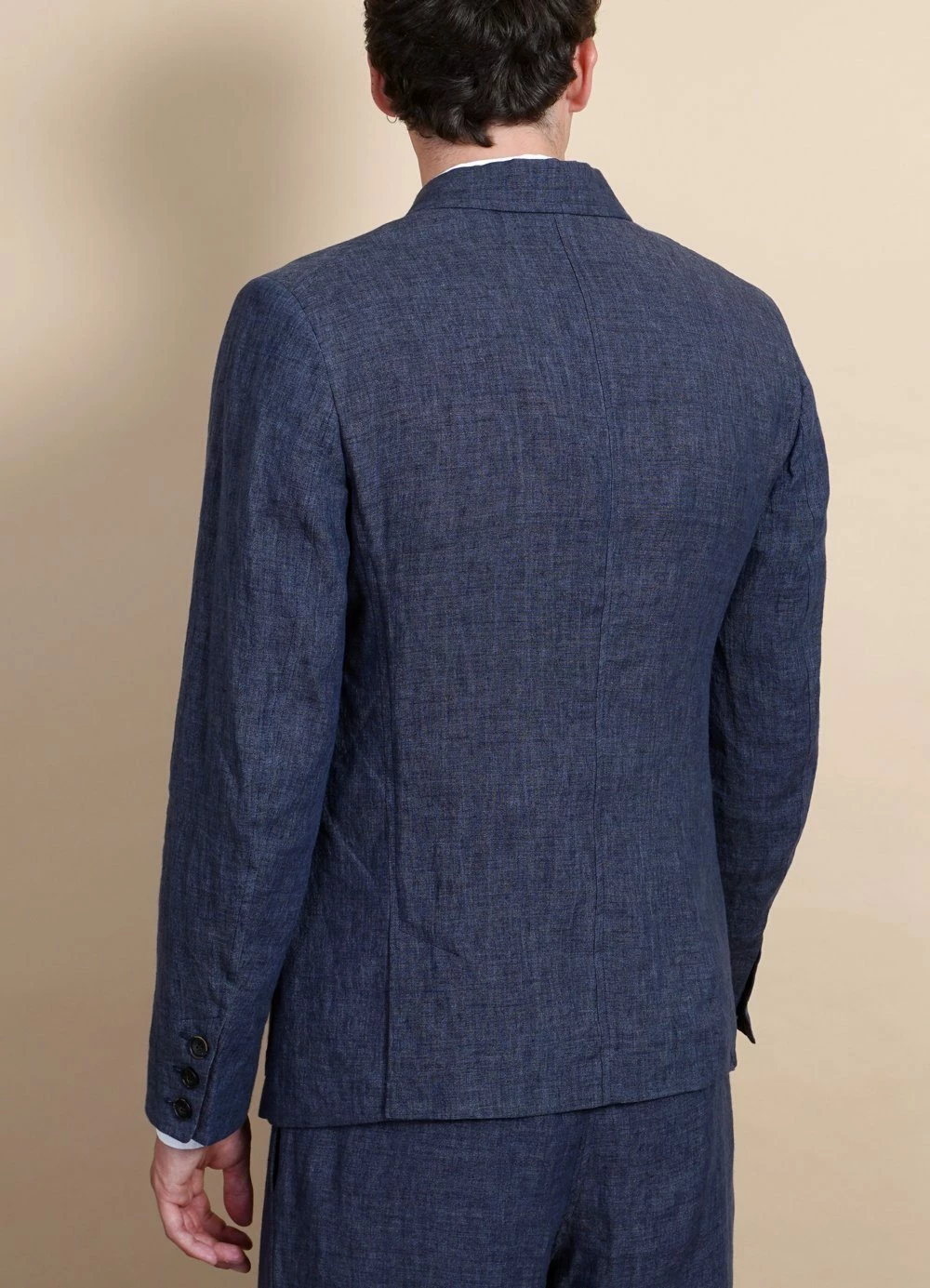 HANSEN GARMENTS ANKERĀ | Casual Four Button Blazer | Blue Delave - Image 6