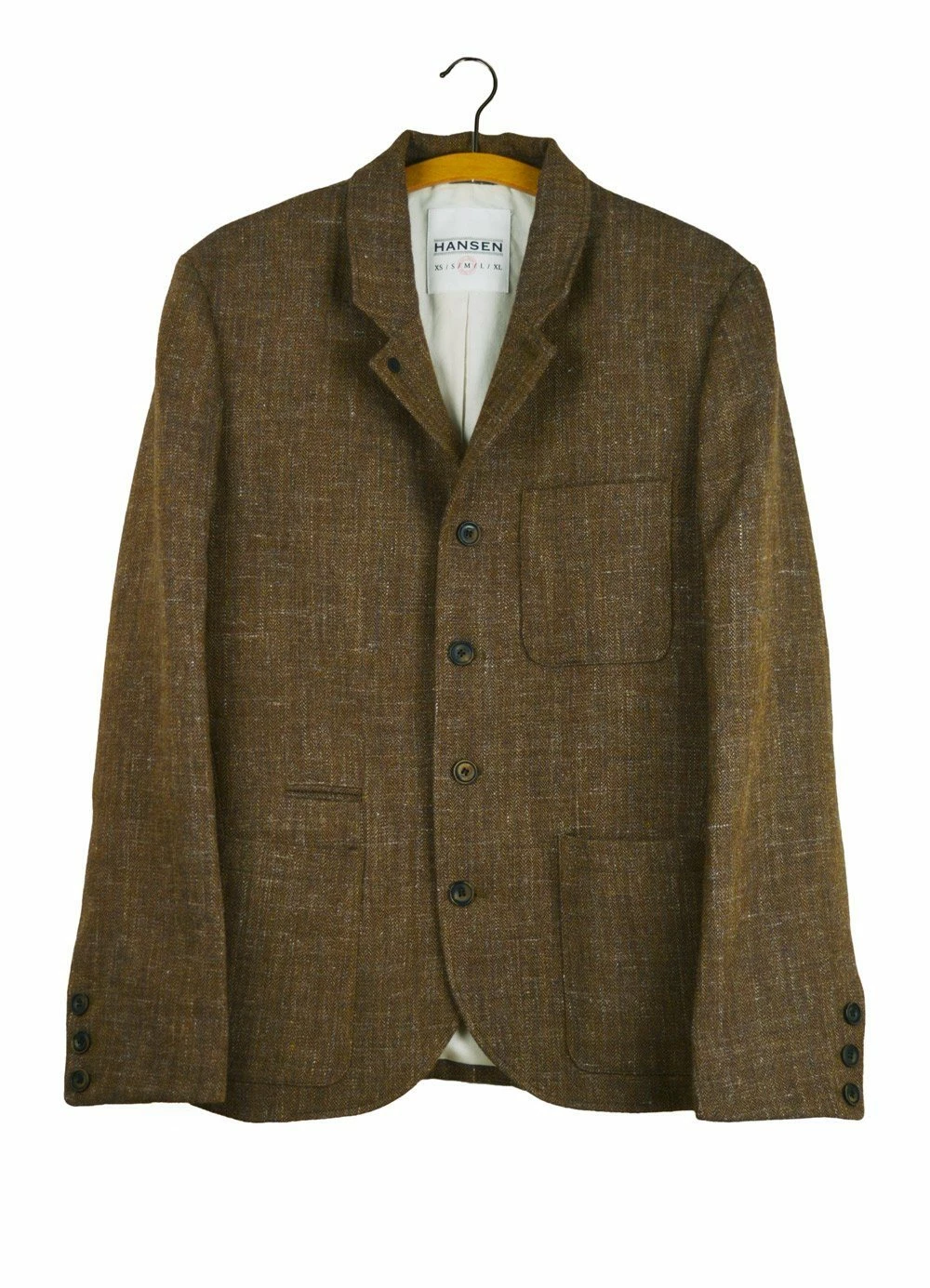 HANSEN GARMENTS ANKER | Classic Casual Blazer | Cognac