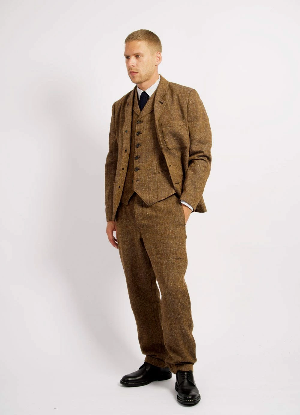 HANSEN GARMENTS ANKER | Classic Casual Blazer | Cognac - Image 5