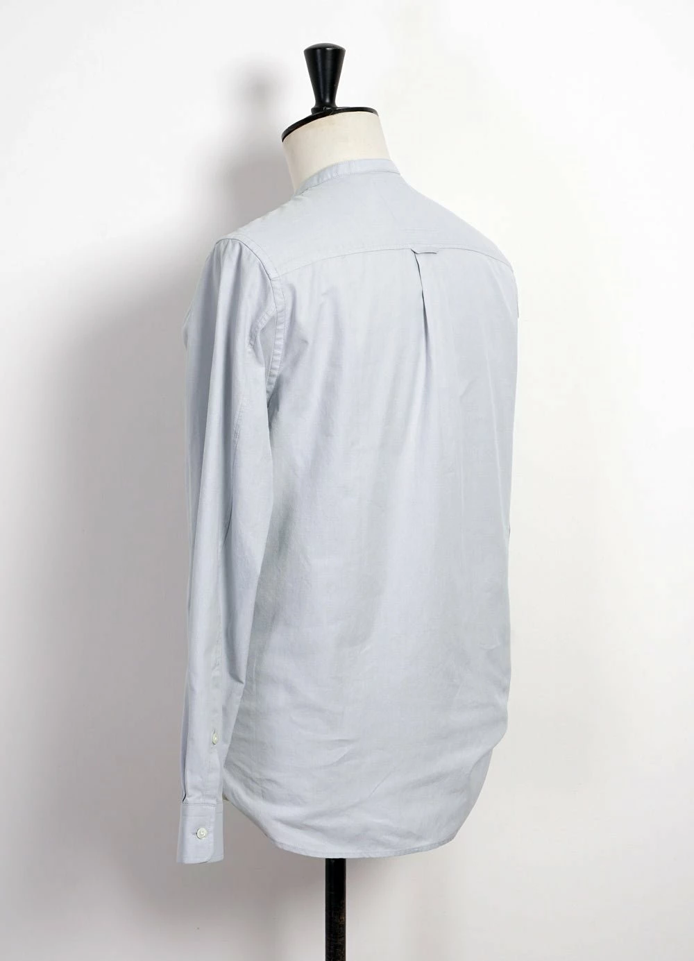 HANSEN GARMENTS ANTE | Collarless Shirt | Silver - Image 3
