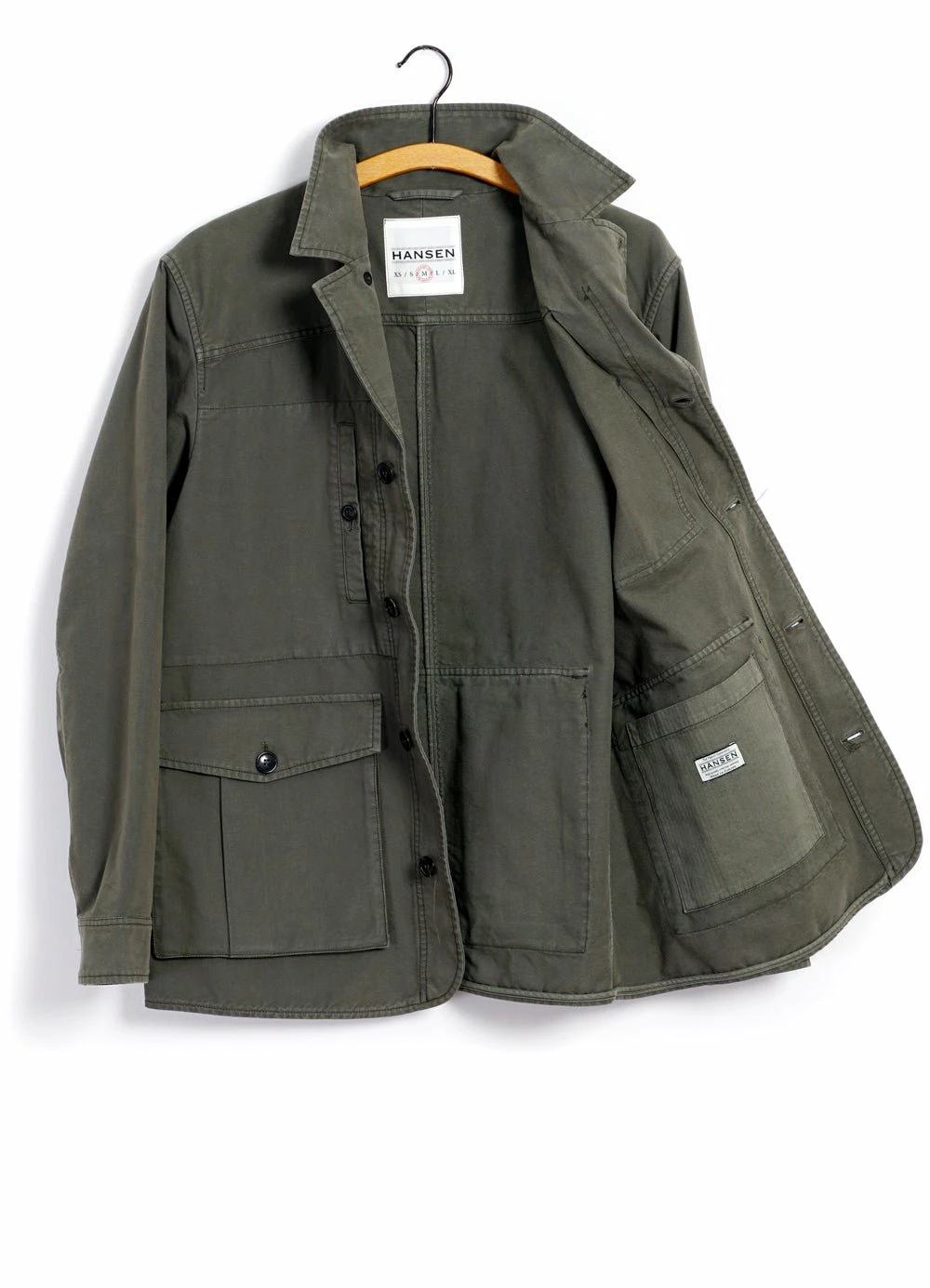 HANSEN GARMENTS ASLAK | Utility Jacket | Green - Image 4