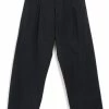HANSEN GARMENTS BOBBY | Super Wide Pleated Trousers | Dark Bluegrey