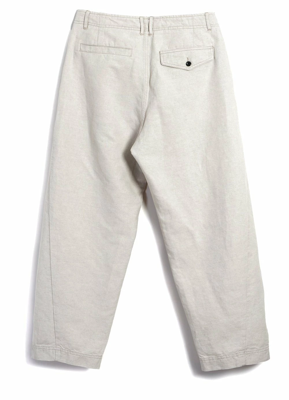 HANSEN GARMENTS BOBBY | Super Wide Pleated Trousers | Flax Nature - Image 5