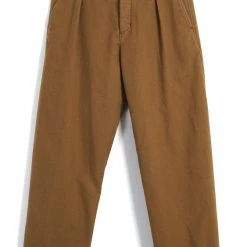 HANSEN GARMENTS BOBBY | Super Wide Pleated Trousers | Turmeric
