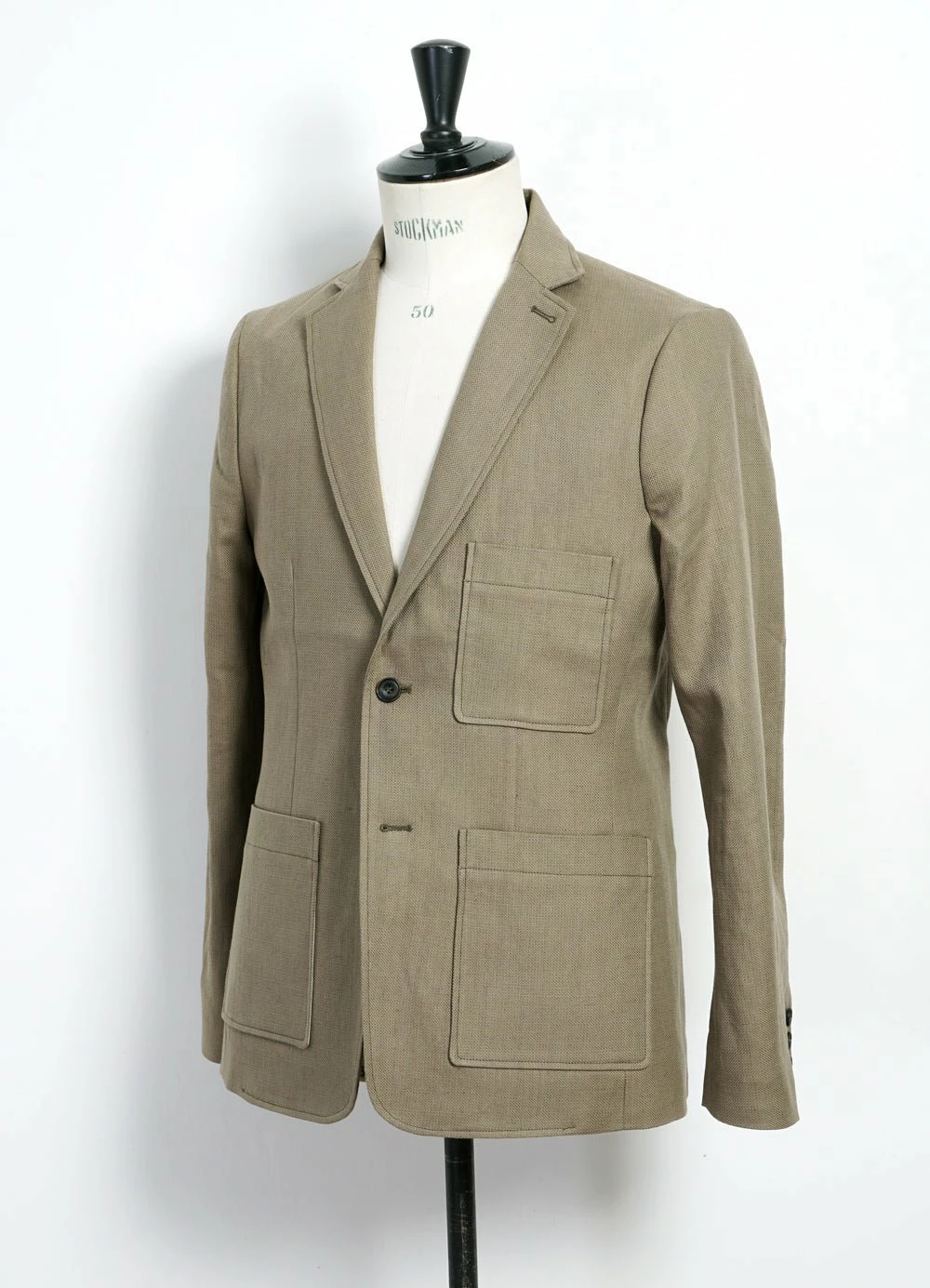 HANSEN GARMENTS CHRIS | Classic Two Button Blazer | Bay Leaf - Image 3