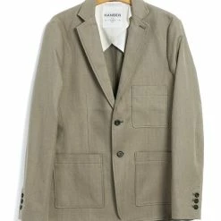 HANSEN GARMENTS CHRIS | Classic Two Button Blazer | Bay Leaf