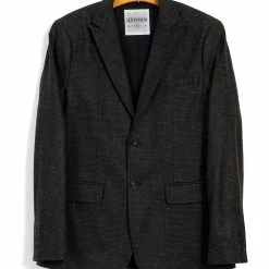 HANSEN GARMENTS CHRISTOFFER | Classic Two Button Blazer | Macchiato