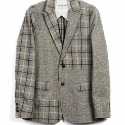 HANSEN GARMENTS CHRISTOFFER | Two Button Blazer | Mixed Check