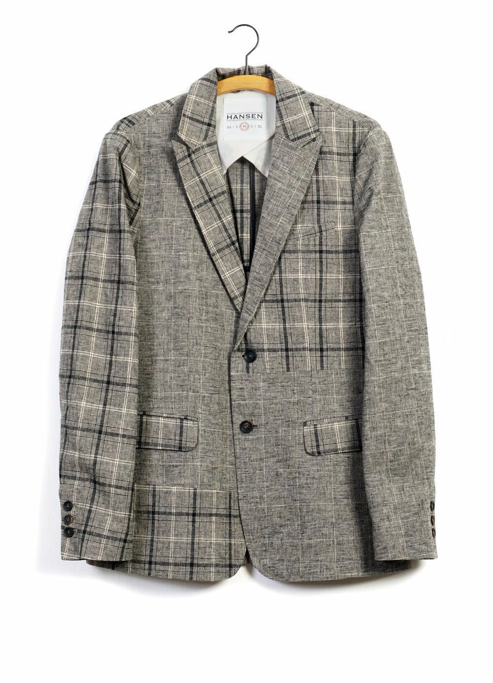 HANSEN GARMENTS CHRISTOFFER | Two Button Blazer | Mixed Check