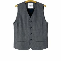 HANSEN GARMENTS DANIEL | Classic Casual Vest | Indigo Grey