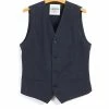 HANSEN GARMENTS DANIEL | Classic Waistcoat | Brushed Blue