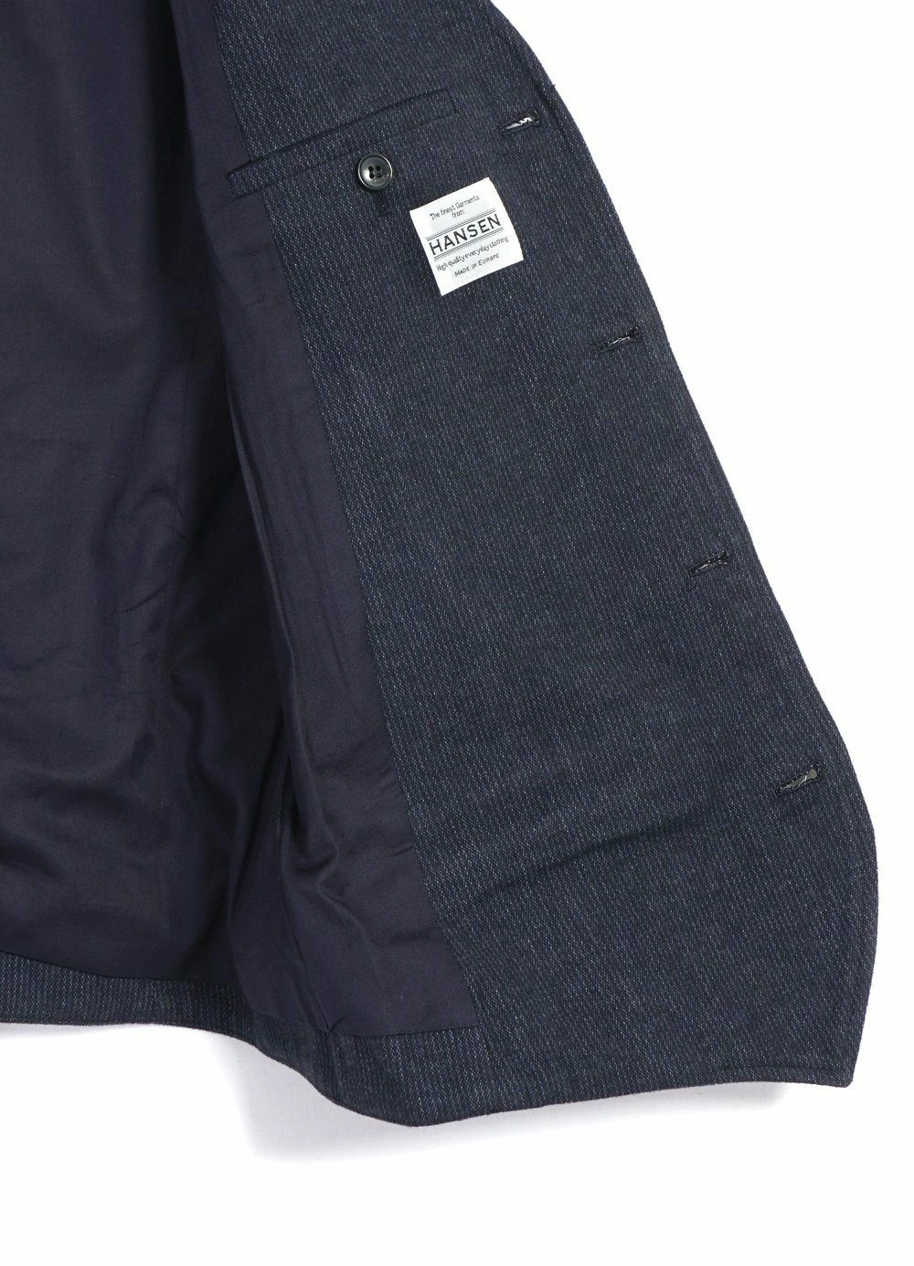 HANSEN GARMENTS DANIEL | Classic Waistcoat | Brushed Blue - Image 6