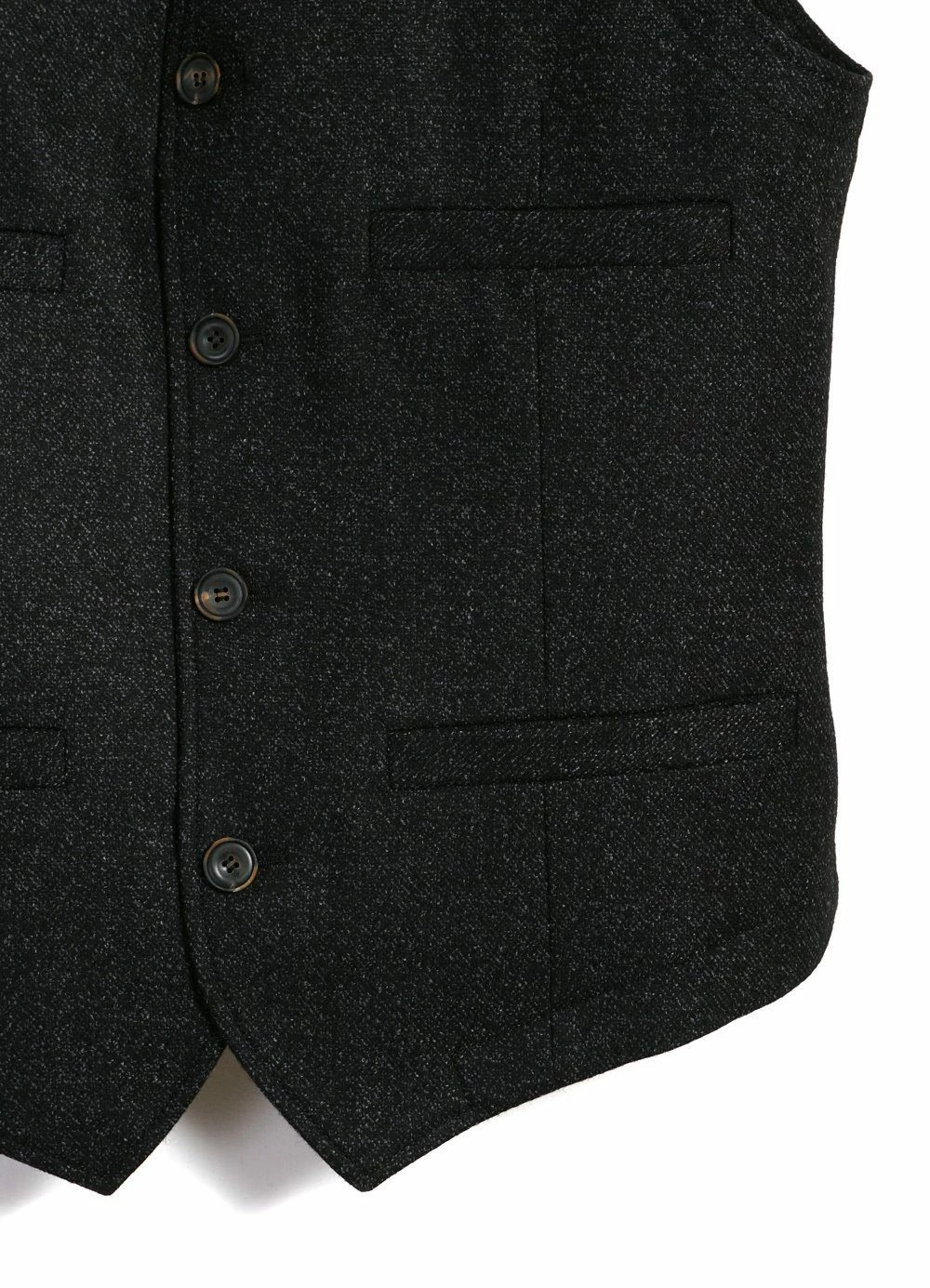 HANSEN GARMENTS DANNY | Classic Waistcoat | Black Marble - Image 6