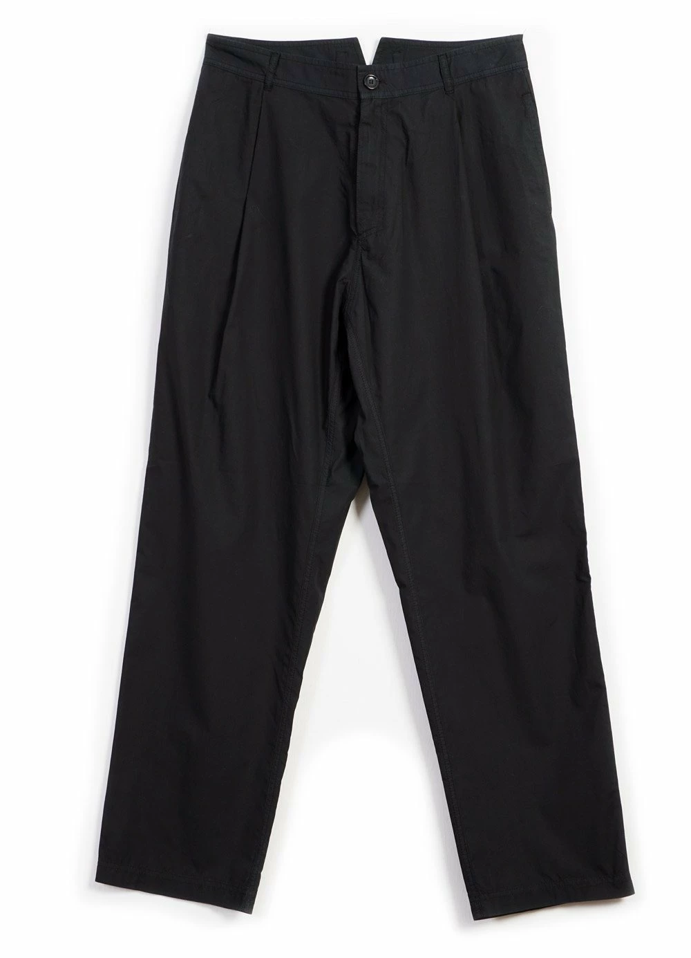 HANSEN GARMENTS EIGIL | Light Wide Cut Summer Trousers | Black