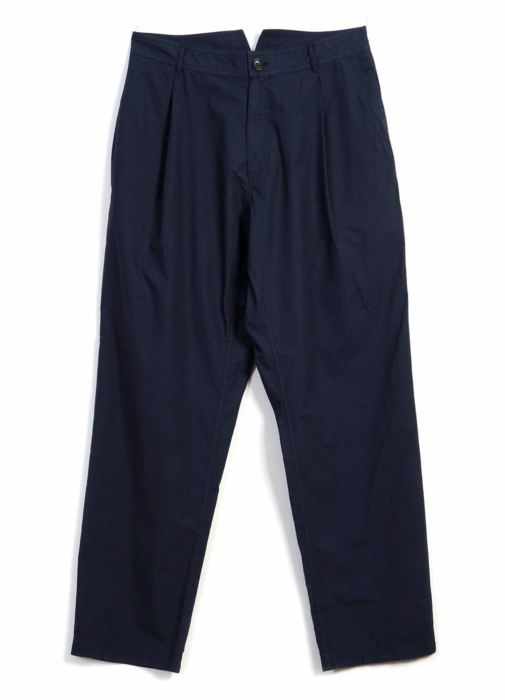 HANSEN GARMENTS EIGIL | Light Wide Cut Summer Trousers | Navy
