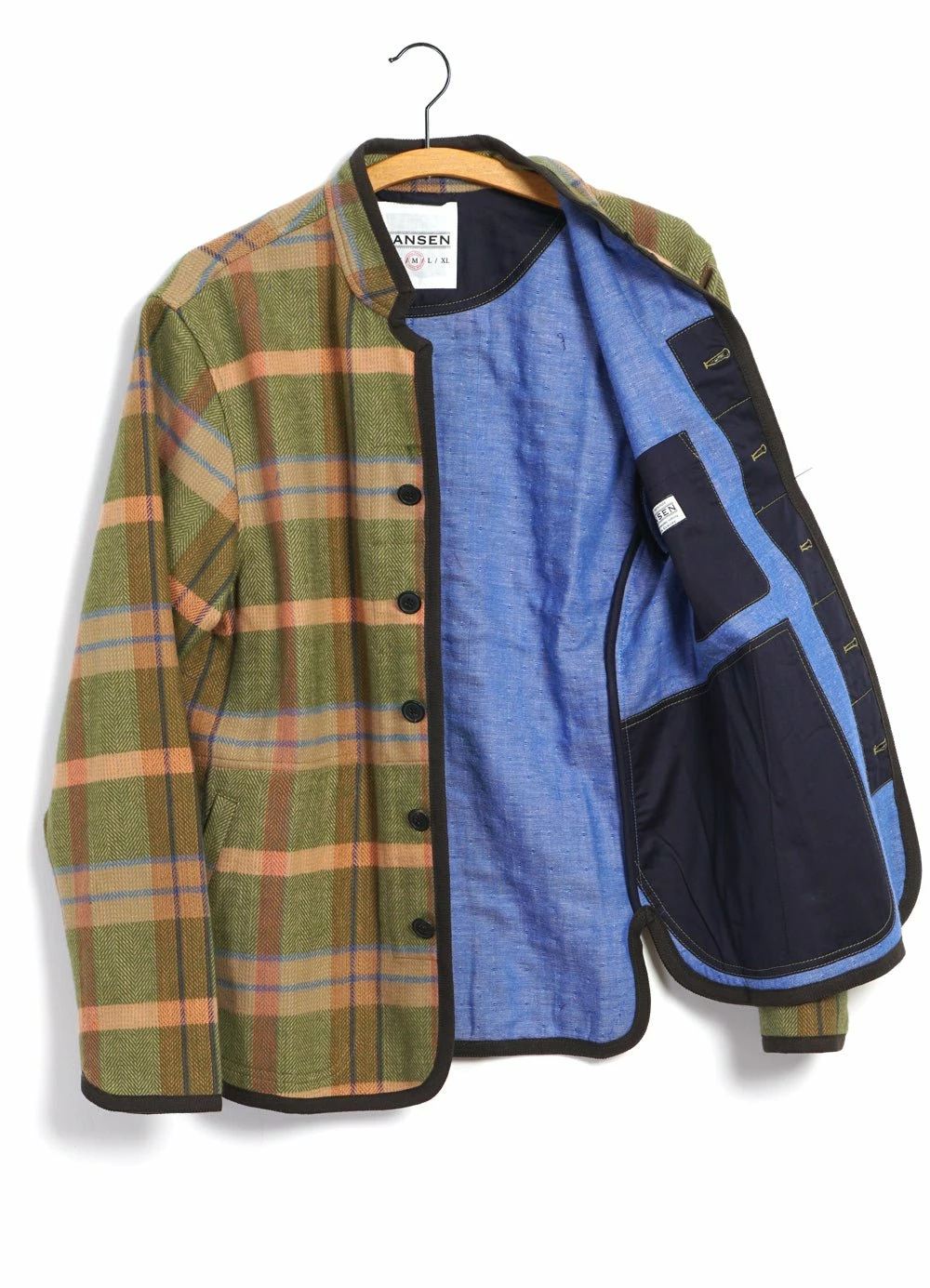 HANSEN GARMENTS ERLING | Casual Work Jacket | Multi Check - Image 3
