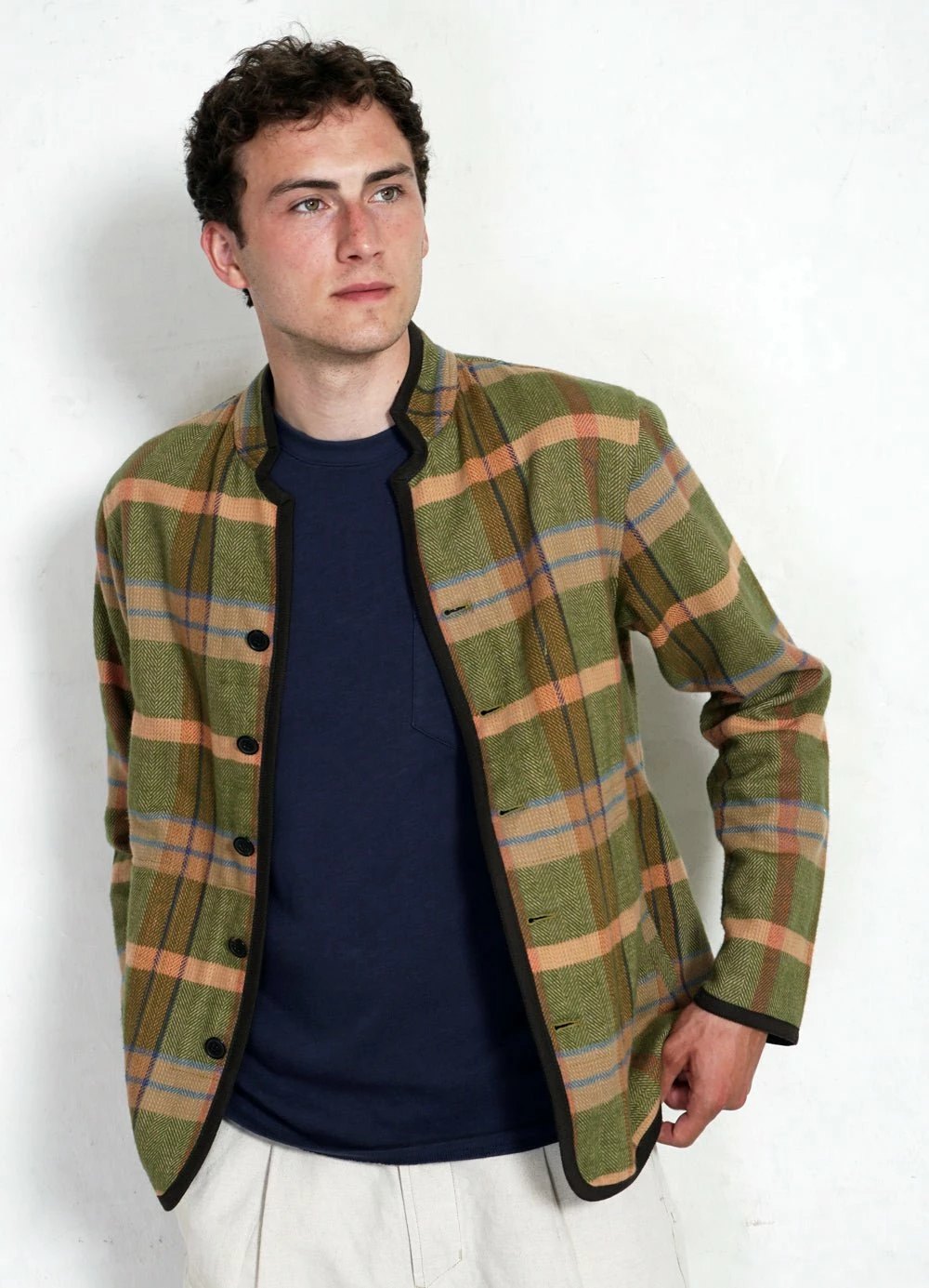 HANSEN GARMENTS ERLING | Casual Work Jacket | Multi Check - Image 2