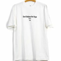 MOUNTAIN RESEARCH FAVORITE TRACK T | Don't Believe The Hype | White