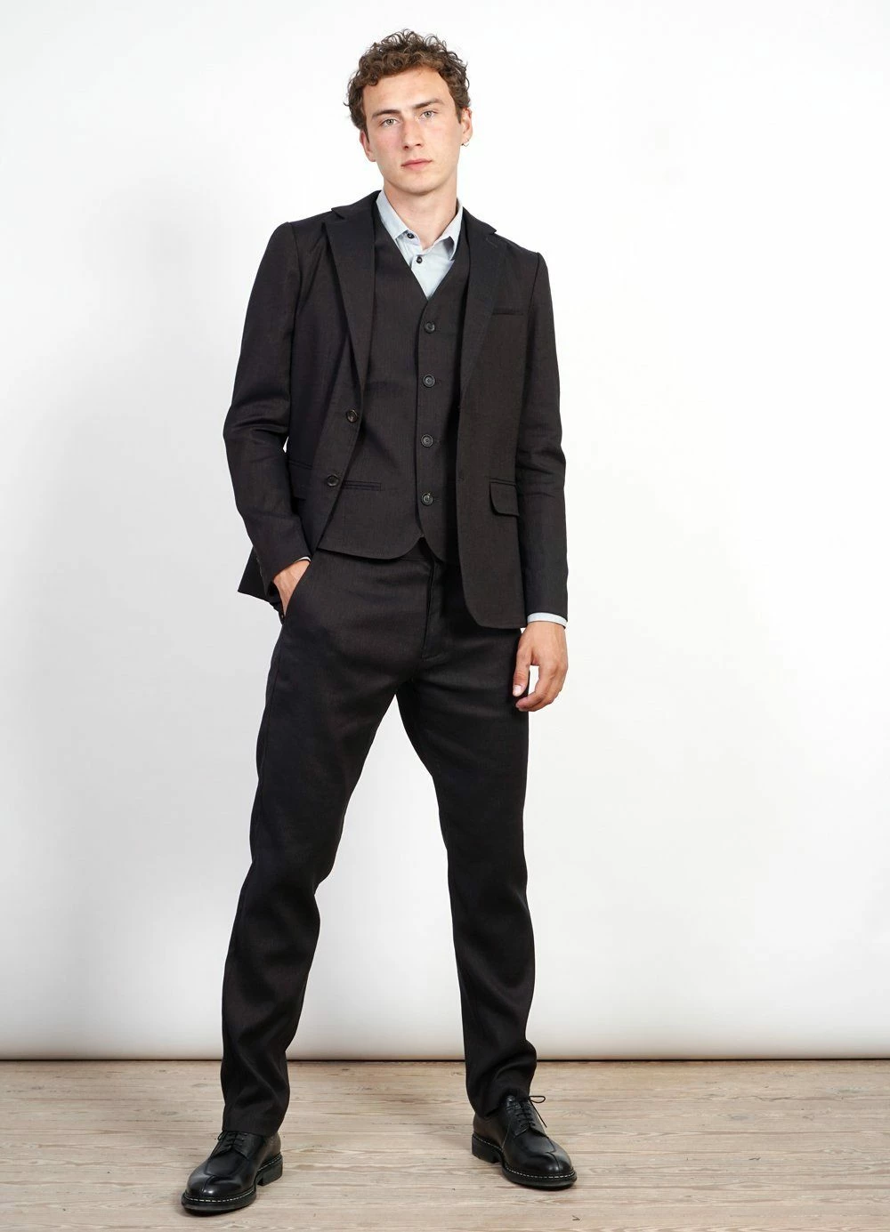 HANSEN GARMENTS FRED | Regular Fit Trousers | Coffee Melange - Image 6