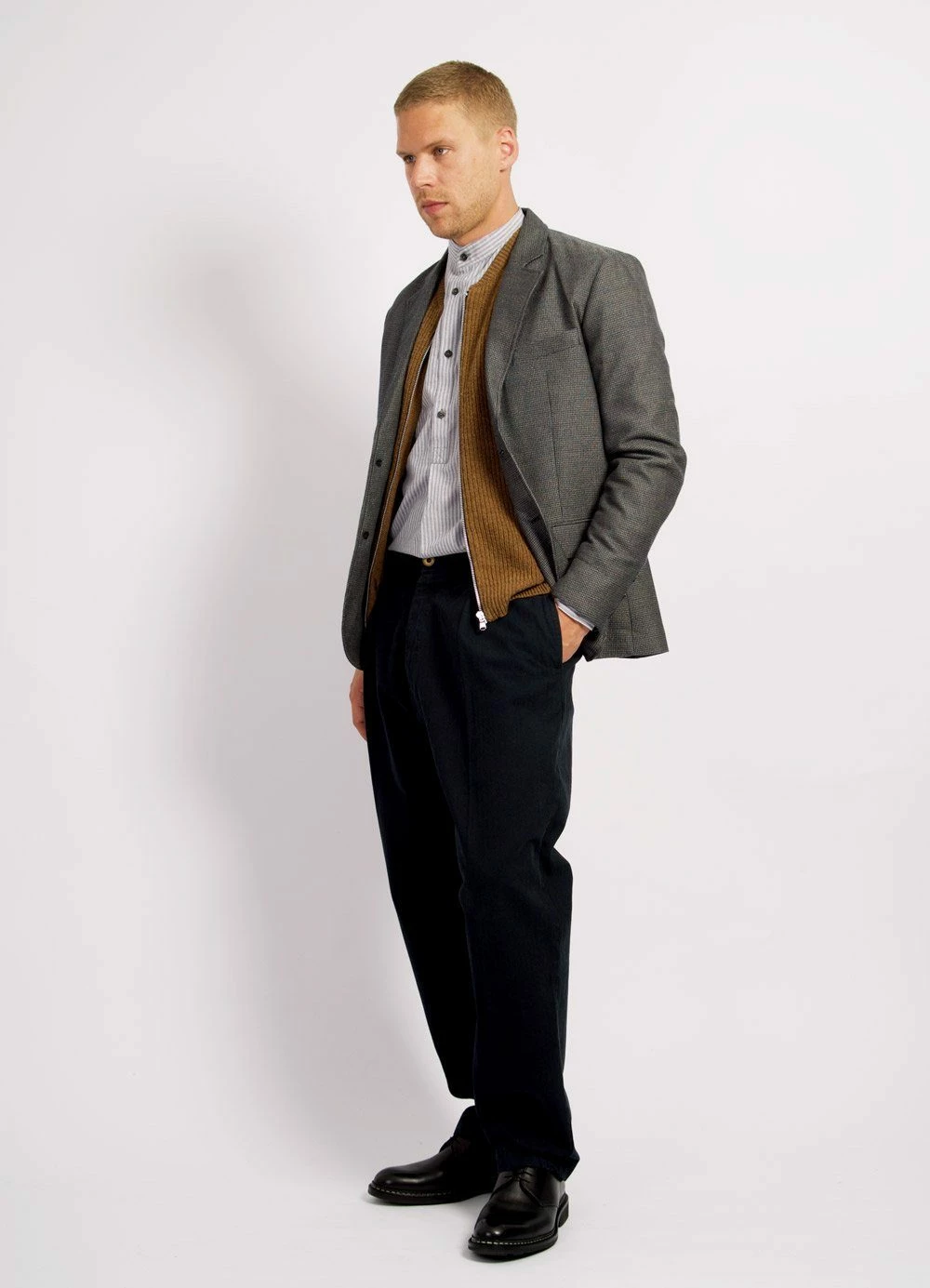 HANSEN GARMENTS FREDERIK | Casual Blazer | Indigo Grey - Image 8