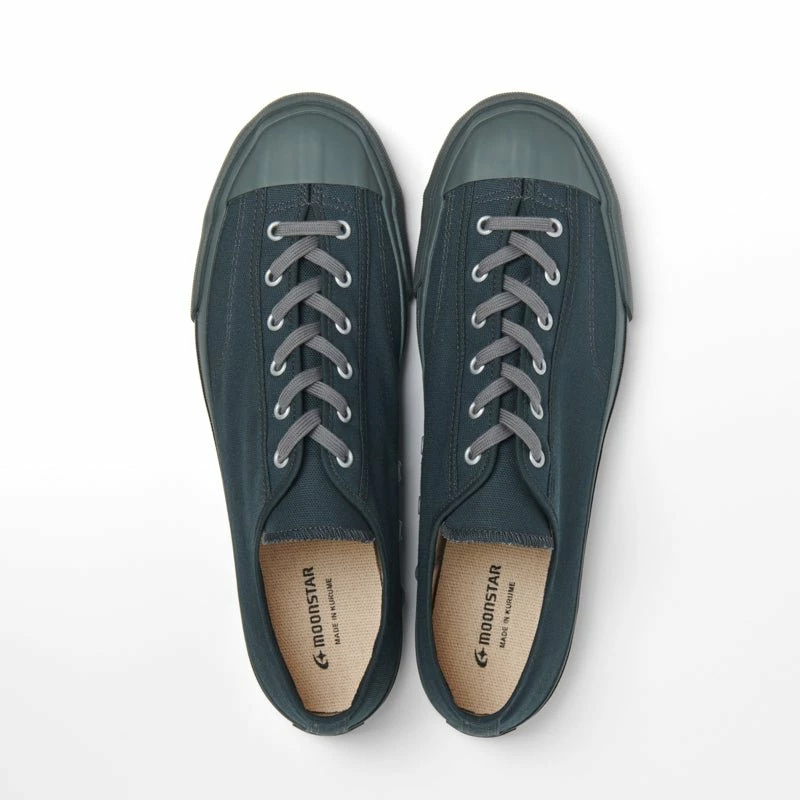 Moonstar GYM CLASSIC | Canvas Vulcanised Sole Sneaker | Blue Grey - Image 2