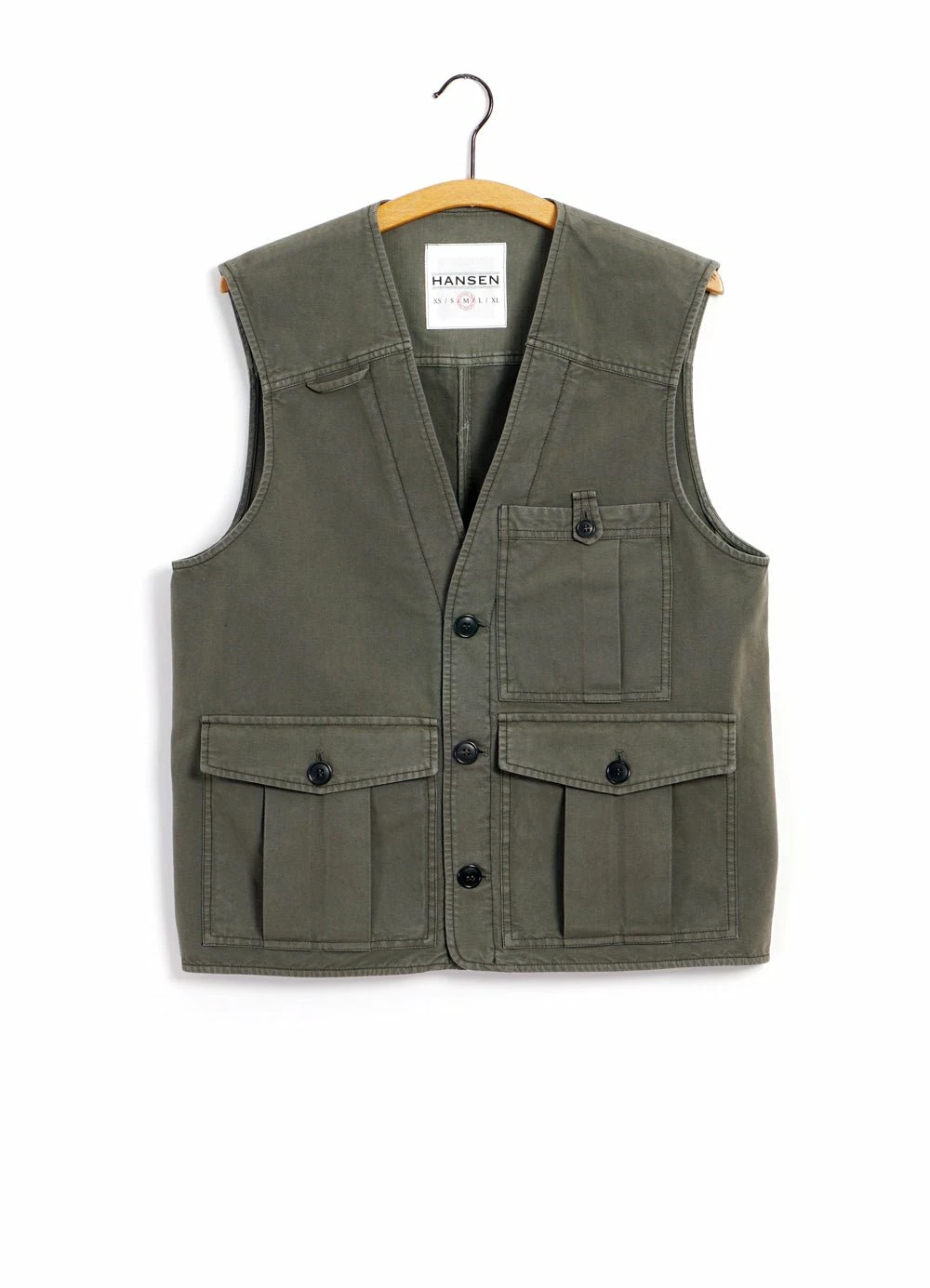HANSEN GARMENTS HEKTOR | Utility Vest | Green