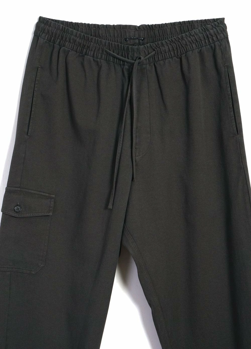 HANSEN GARMENTS JIMMY | Casual Cargo Drawstring Pants | Dark Forest - Image 5