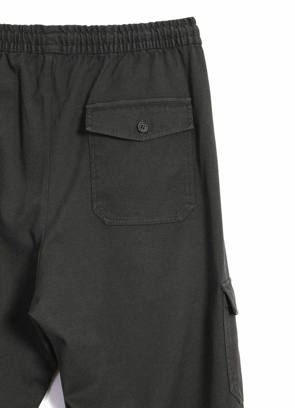 HANSEN GARMENTS JIMMY | Casual Cargo Drawstring Pants | Dark Forest - Image 6