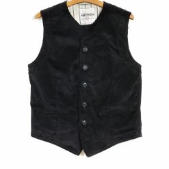 HANSEN GARMENTS KAJ | Casual Waistcoat | Black
