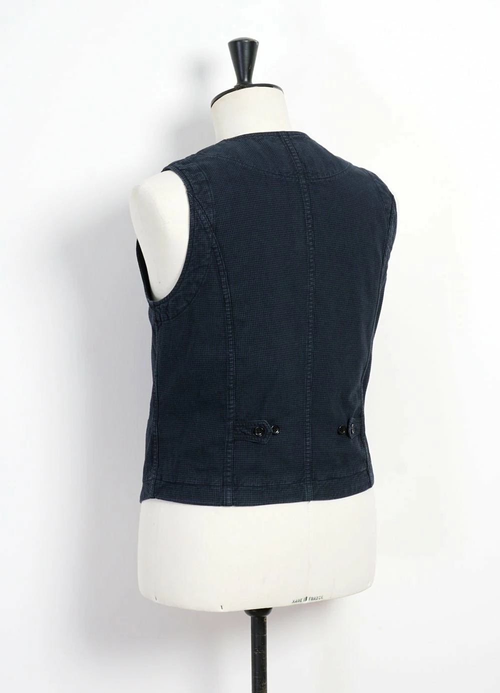 HANSEN GARMENTS KAJ | Casual Waistcoat | Black Navy - Image 3