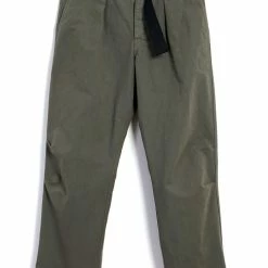 HANSEN GARMENTS KARLO | Wide Cut Utility Trousers | Green