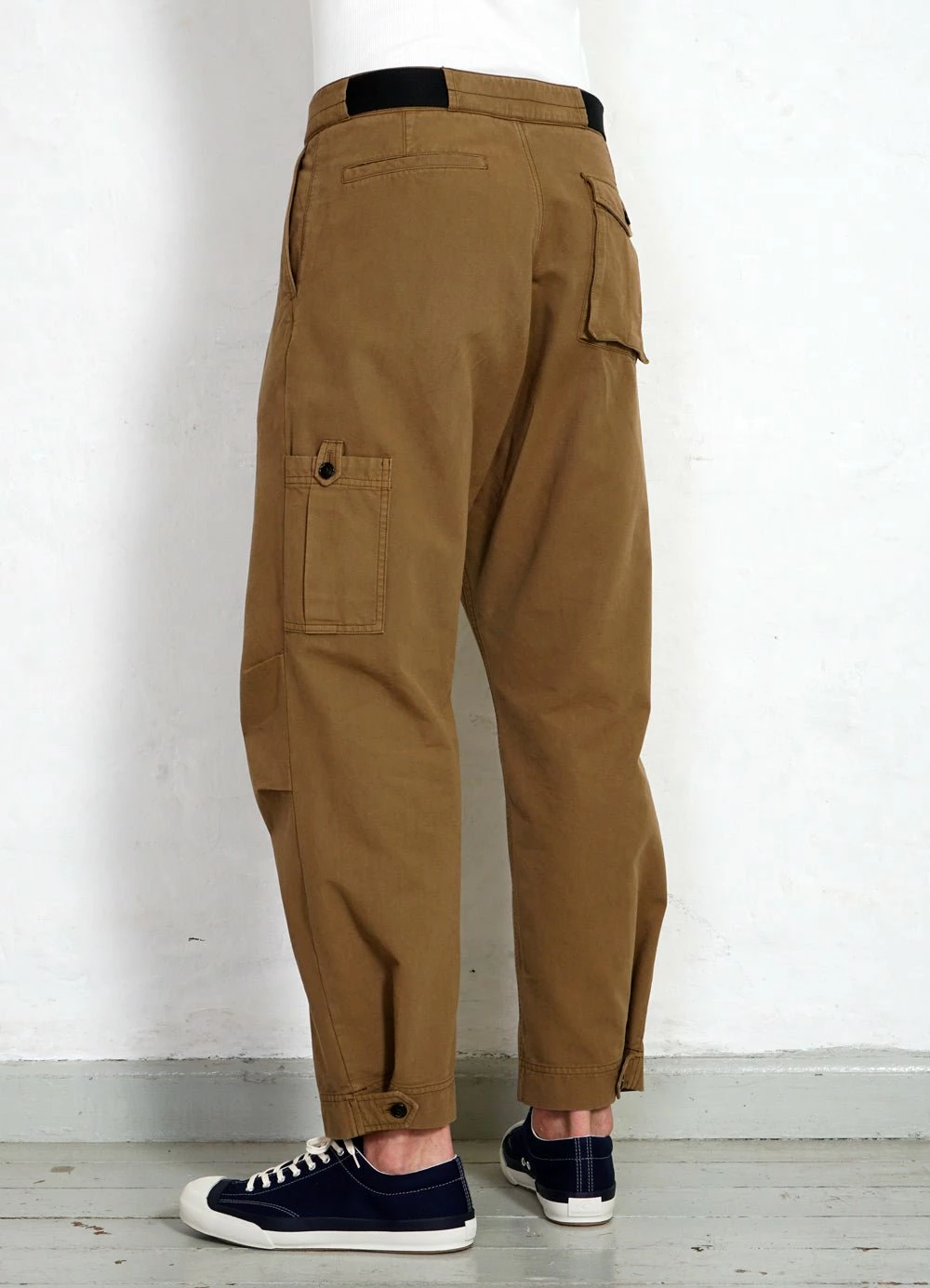 HANSEN GARMENTS KARLO | Wide Cut Utility Trousers | Khaki - Image 4