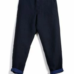 HANSEN GARMENTS KEN | Wide Cut Trousers| 3-Tone Blue