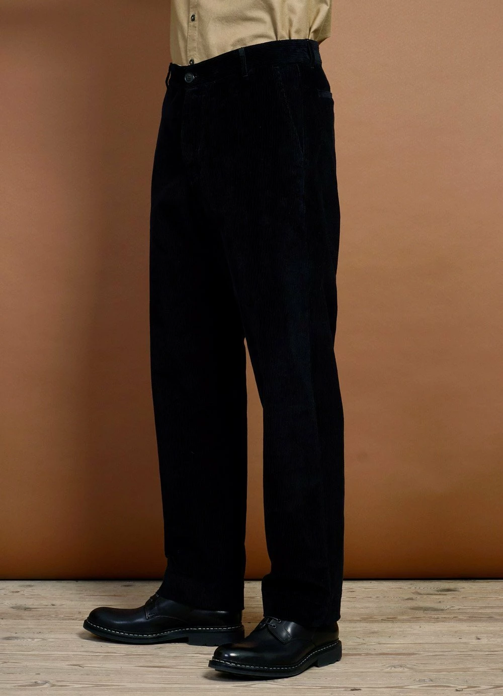 HANSEN GARMENTS KEN | Wide Cut Trousers | Black - Image 3