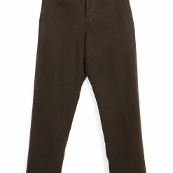 HANSEN GARMENTS KEN | Wide Cut Trousers | Nut