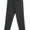 HANSEN GARMENTS KIAN | Cinch Back Wide Trousers | Grey Pin