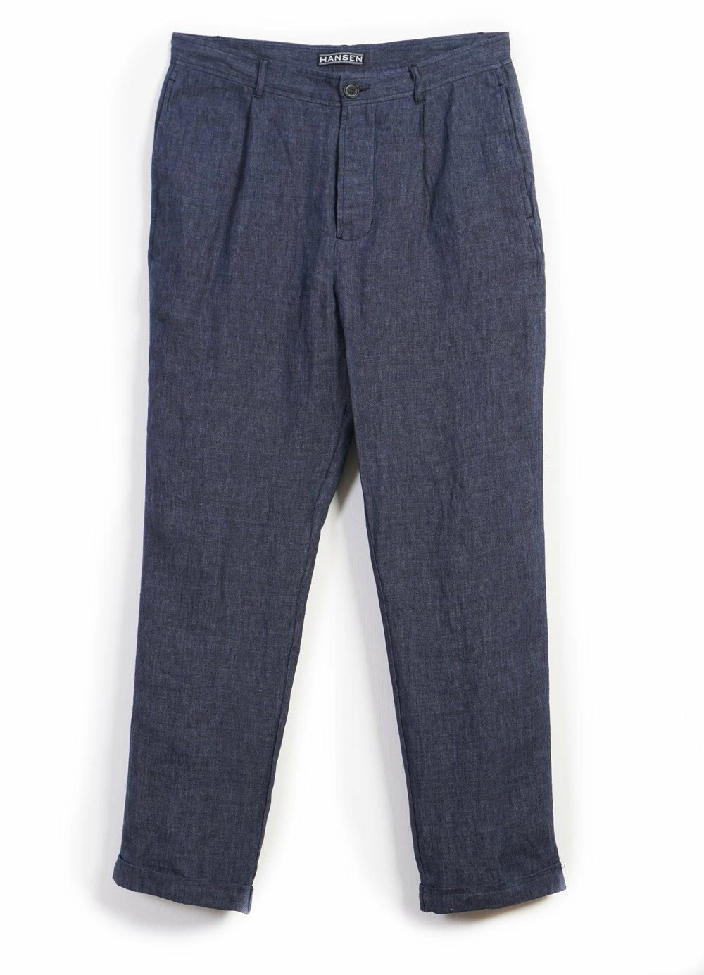 HANSEN GARMENTS MADS | Loose Fit Trousers | Blue Delave