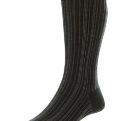 PANTHERELLA MARSDEN | Vertical Stripe | Black/Charcoal