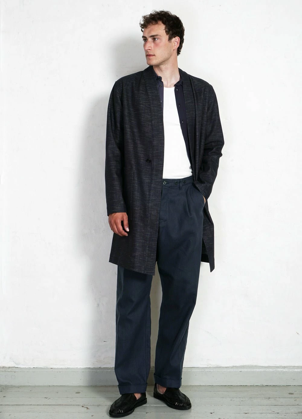 HANSEN GARMENTS MIKAEL | Denim Like Scarecrow’s Coat | True Blue - Image 2