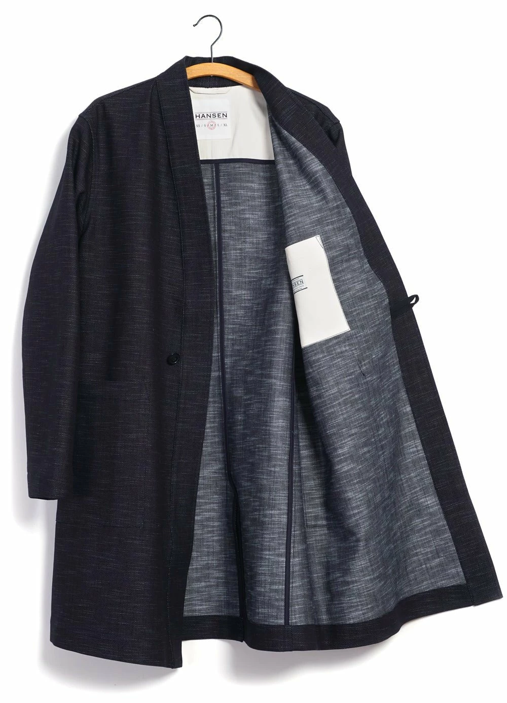 HANSEN GARMENTS MIKAEL | Denim Like Scarecrow’s Coat | True Blue - Image 5